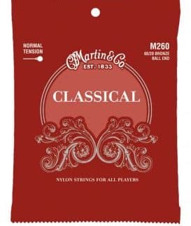 Martin M260 Regular Tension Ball End nailonkielet akustiselle